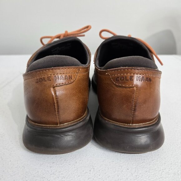 Cole Haan Mens 2.ZeroGrand Laser Wingtip Oxfords Sz 7M Tan/Java Preppy Business - Picture 3 of 12